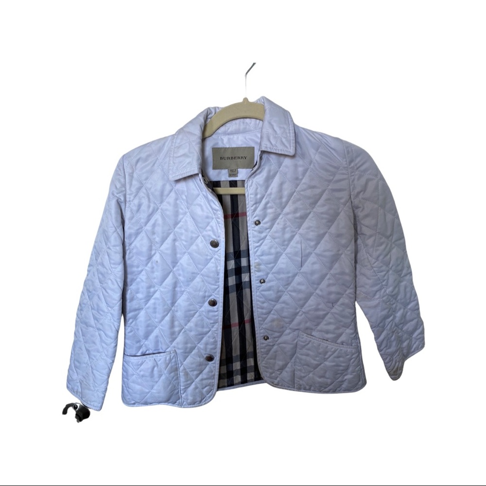 Burberry quilted jacket size 8